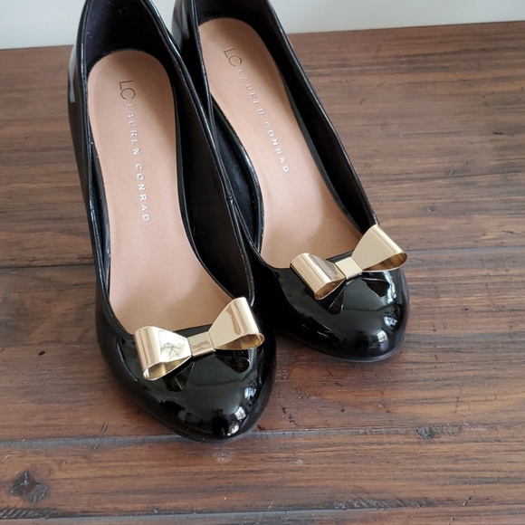 Laura Conrad Patton Leather Heels - Picture 1 of 1